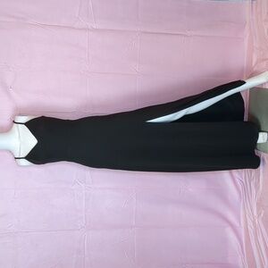 Birdy Grey Crepe Black Maxi Bridesmaid Jay Dress size XS